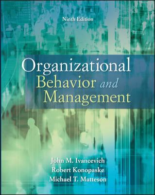 Organisations and Behavior