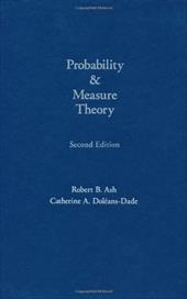Probability & Measure Theory Probability & Measure Theory