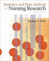 Statistics and Data Analysis for Nursing Research Statistics and Data Analysis for Nursing Research