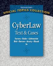 Cyberlaw: Text and Cases Cyberlaw: Text and Cases