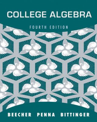 college algebra 4th edition