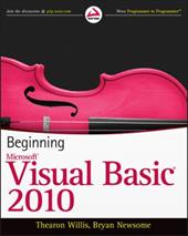 Beginning Microsoft Visual Basic 2010 Beginning Microsoft Visual Basic 2010