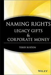 Naming Rights: Legacy Gifts & Corporate Money Naming Rights: Legacy Gifts & Corporate Money