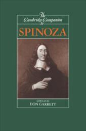 The Cambridge Companion to Spinoza The Cambridge Companion to Spinoza
