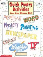 Quick Poetry Activities: You Can Really Do! Quick Poetry Activities: You Can Really Do!