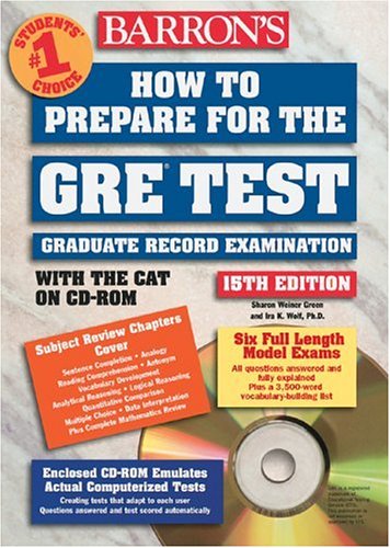 Barron's New GRE 2nd Edition 2011 Flash Cards Barron's New GRE 2nd Edition 2011 Flash Cards