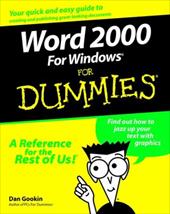 Word 2000 for Windows for Dummies Word 2000 for Windows for Dummies