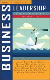 Business Leadership: A Jossey-Bass Reader Business Leadership: A Jossey-Bass Reader