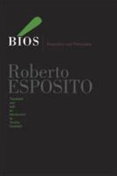 Bios: Biopolitics and Philosophy Bios: Biopolitics and Philosophy