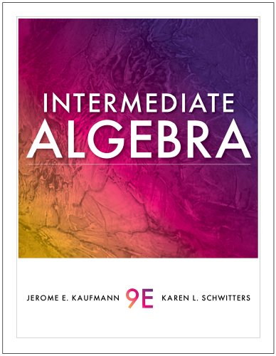 Intermediate Algebra by John E. Hornsby, Terry McGinnis...10th Edition Intermediate Algebra by John E. Hornsby, Terry McGinnis...10th Edition