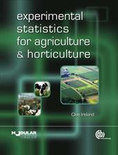 Experimental Statistics for Agriculture and Horticulture Experimental Statistics for Agriculture and Horticulture