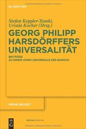 ISBN 9783110251074 product image for Georg Philipp Harsdorffers Universalitat: Beitrage Zu Einem Uomo Universale Des  | upcitemdb.com