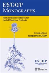 E S C O P Monographs, Supplement: The Scientific Foundation for Herbal Medicinal Products by 