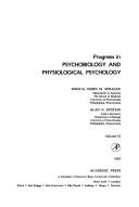 Progress in Psychobiology and Physiological Psychology: v. 10