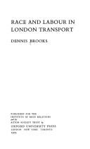 Race and Labour in London Transport