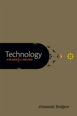 ISBN 9780199340736 product image for Technology: A Reader for Writers by Johannah Rodgers (Paperback) | upcitemdb.com