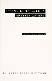 20th Century Artist on Art