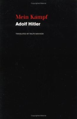 Mein Kampf (Ralph Manheim translation) Adolf Hitler Author