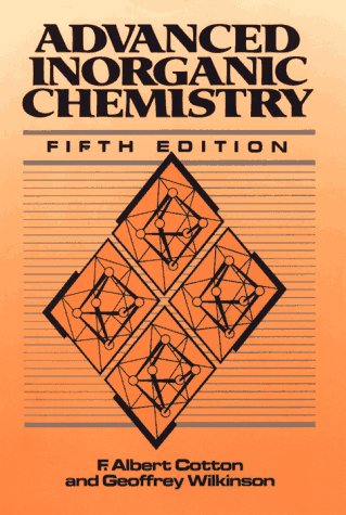 Advanced Inorganic Chemistry By Frank Alber Cotton F