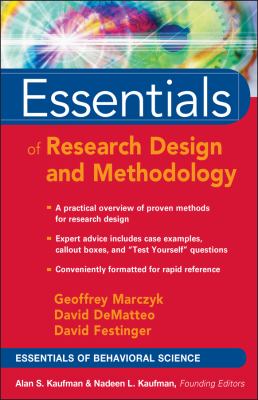 ISBN 9780471470533 product image for Essentials of Research Design and Methodology by Geoffrey R. Marczyk (Paperback) | upcitemdb.com