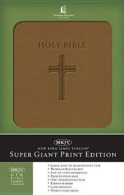 Nkjv Super Giant Print Bi By Thomas Nelson (Hardcover)