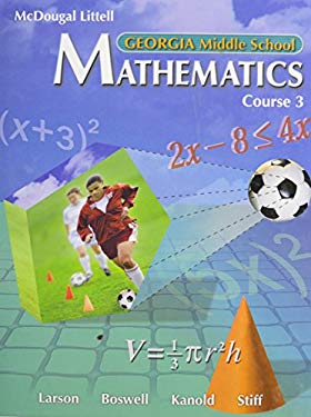 McDougal Littell Middle School Math Georgia: Student Edition Course 3 2007