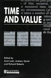 Time and Value - Lash, Scott / Quick, Andrew / Roberts, Richard