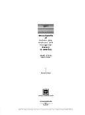 Encyclopedia of Lesbian, Gay, Bisexual, and Transgender History in America by Marc Stein (Hardcover)