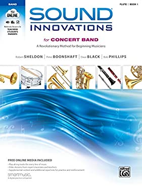 Sound Innovations for Concert Band, Bk 1: A Revolutionary Method for Beginning Musicians (Flute Book & Online Media) (0739067222)