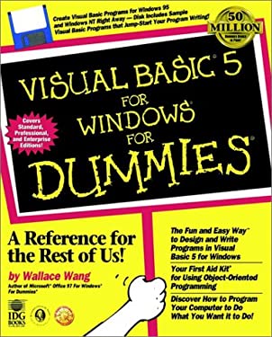 Visual Basic 5 for Windows for Dummies by Wallace Wang (Paperback)