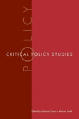 ISBN 9780774813174 product image for Critical Policy Studies by Michael Orsini (Hardcover) | upcitemdb.com