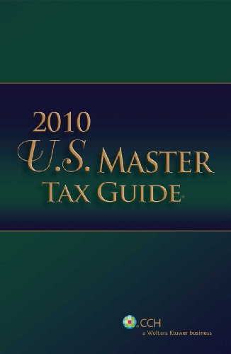 U S Master Tax Guide By Cch Editorial Staff Publication
