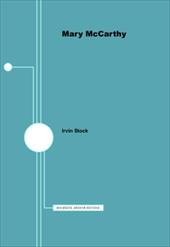 Mary McCarthy - American Writers 72: University of Minnesota Pamphlets on American Writers - Stock, Irvin