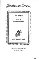 Renaissance Drama: New Series VI