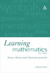 ISBN 9780826471147 product image for Learning Mathematics: Issues, Theory and Classroom Practice | upcitemdb.com