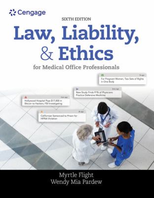 ISBN 9781305972728 product image for Law, Liability, and Ethics for Medical Office Professionals by Myrtle R. Flight  | upcitemdb.com