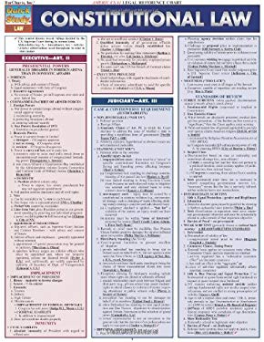 Constitutional Law Legal Reference Chart by Barcharts - Reviews ...