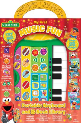 Pi Kids Sesame Street My First Music Fun Keyboard Composer & 8-Book Library Boxed Set