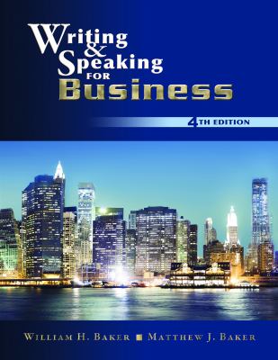 ISBN 9781611650211 product image for Writing and Speaking for Business by William H. Baker (Paperback) | upcitemdb.com