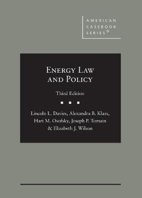 ISBN 9781647084301 product image for Energy Law and Policy by Elizabeth, Osofsky, Hari, Tomain, Joseph, Klass, Alexan | upcitemdb.com
