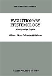 Evolutionary Epistemology: A Multiparadigm Program - Callebaut, Werner / Pinxten, Rik / Callebaut, W.