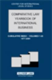 Comparative Law Yearbook of International Business Cumulative Index, Volume 1-26, 1977-2004 - Campbell / Dennis Campbell